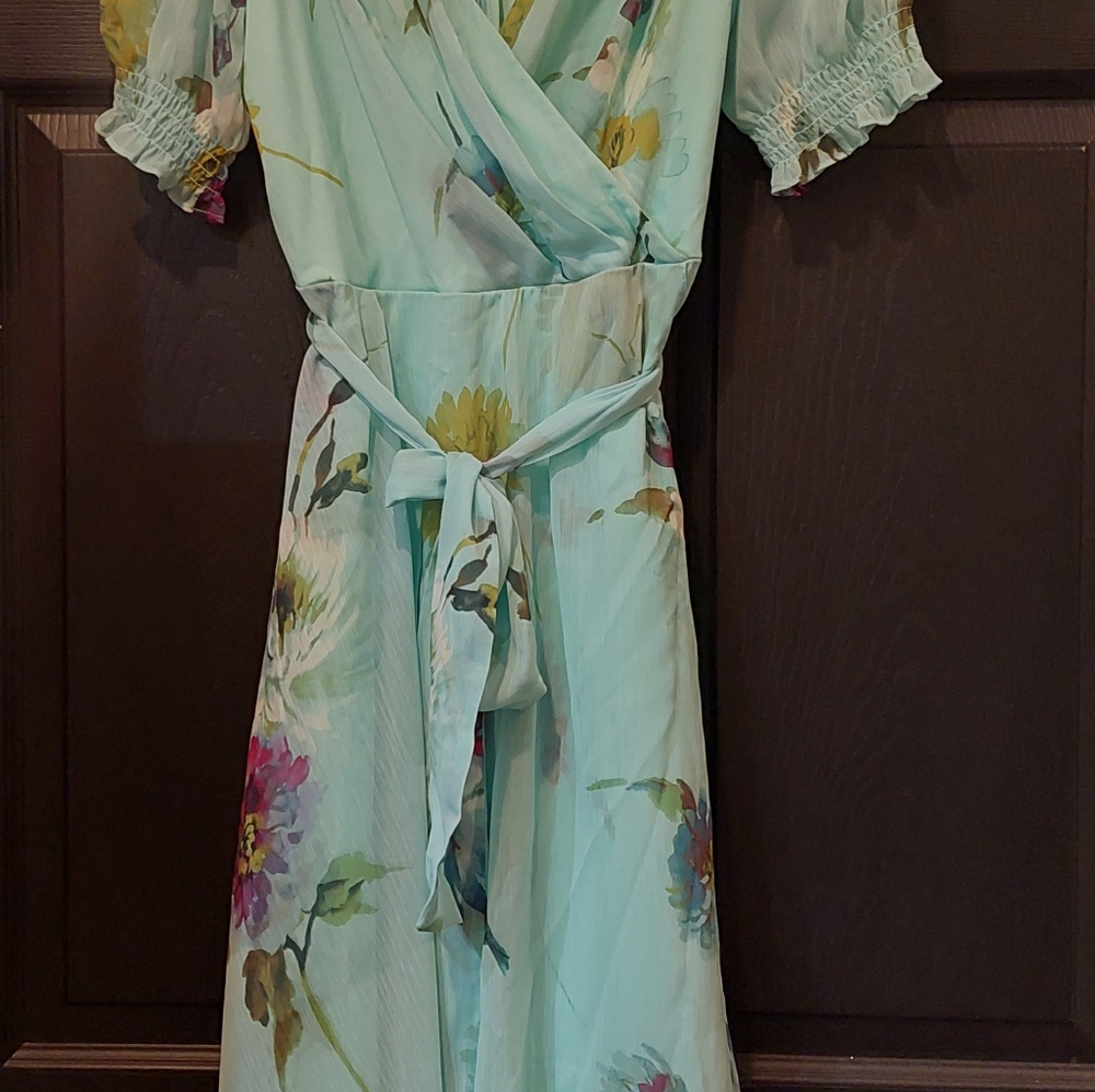 Mint green dress